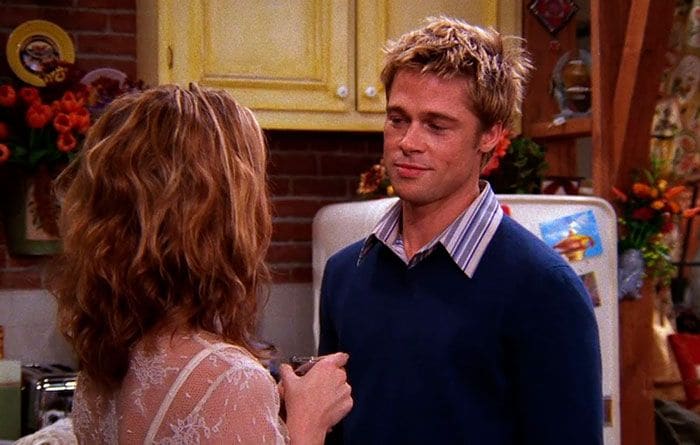 Brad Pitt y Jennifer Aniston en la serie 'Friends'