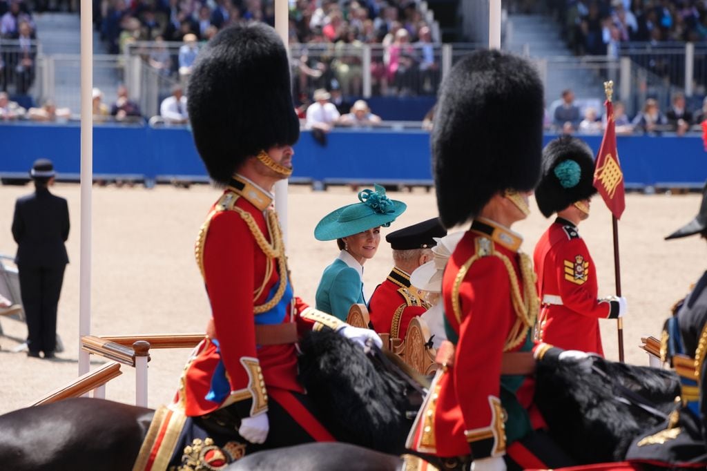 La princesa de Gales, Kate Middleton, en el Trooping the Colour 2025