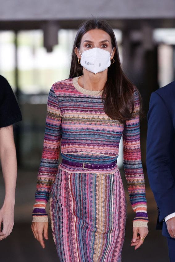 Reina Letizia en un acto de la Fundación Microfinanzas BBVA