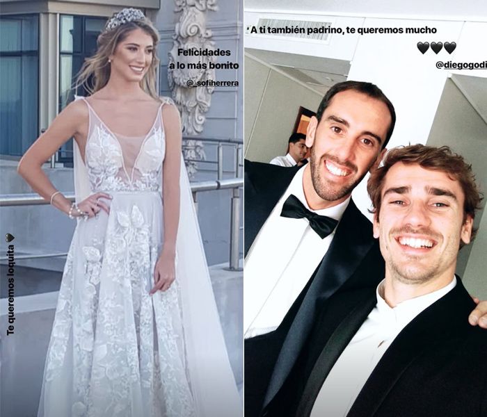 La boda de Diego Godín y Sofía Herrera 