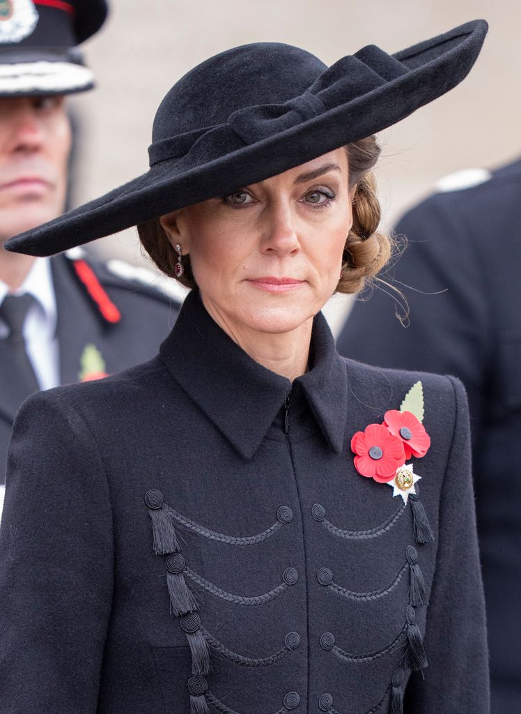 La princesa de Gales, Kate Middleton, en el Armistice Day, 2025.