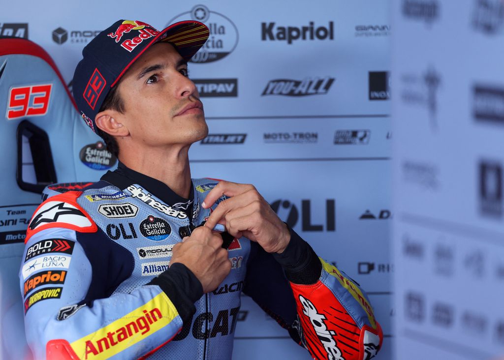 Márquez, en el Gran Premio de Aragón de 2024