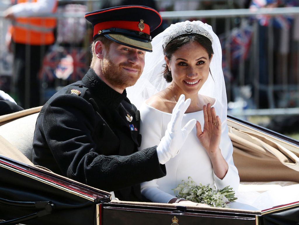 El príncipe Harry y su esposa celebraron su enlace hace 8 años.