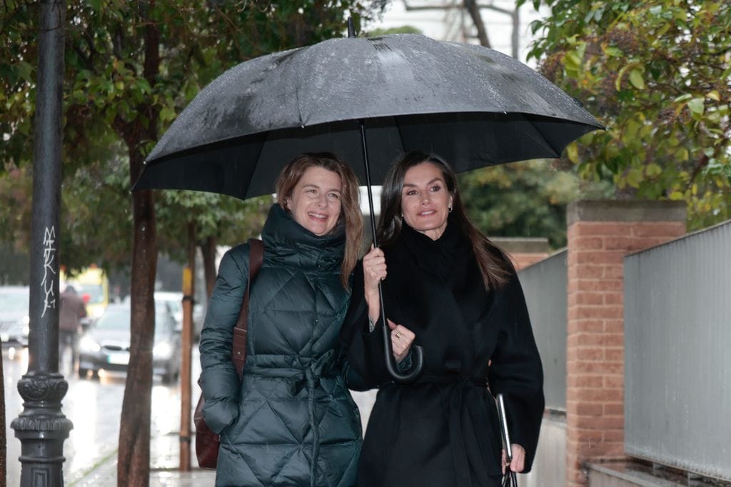 María Ocaña y la Reina Letizia