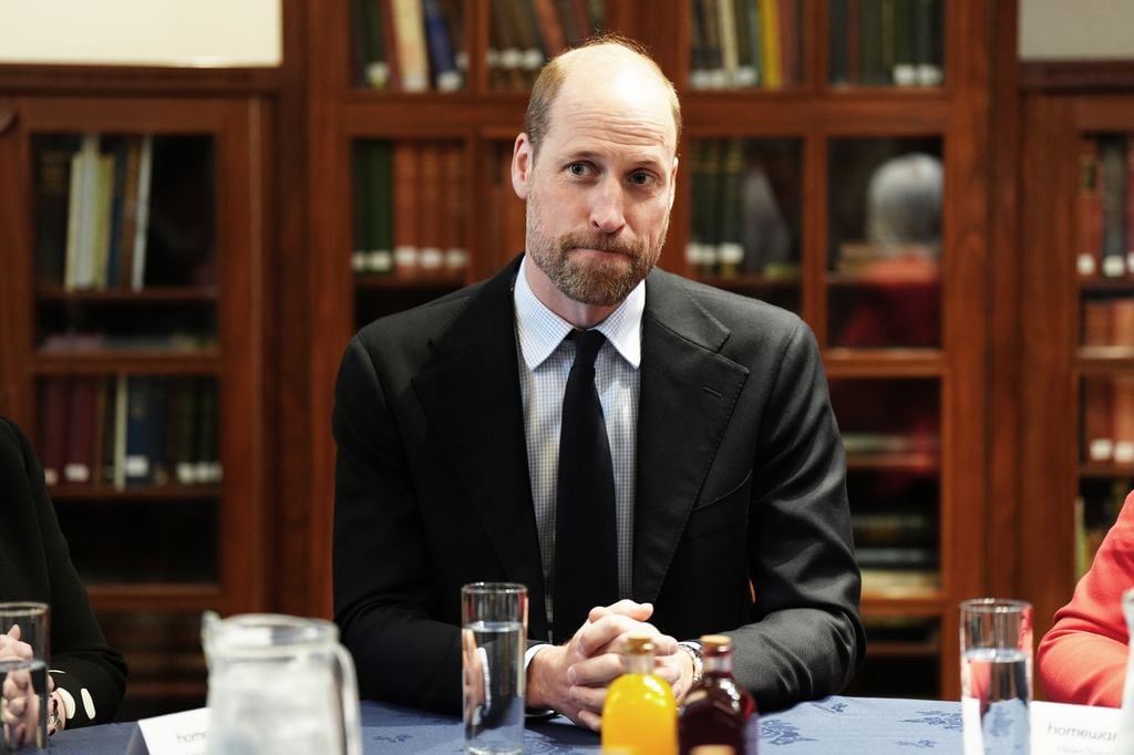 El príncipe William, Príncipe de Gales, en un evento en Aberdeen, Escocia el 27 de marzo de 2025.