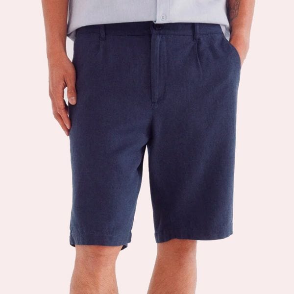 Bermuda lino slim fit
