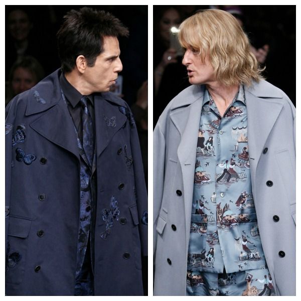 La mirada 'acero azul' de Ben Stiller, durante el desfile de Valentino en París.

