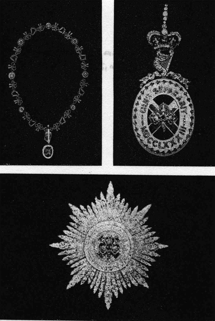 Póster de la policía, de 1907, con las joyas ceremoniales de la Orden de San Patricio, robadas del Castillo de Dublín.