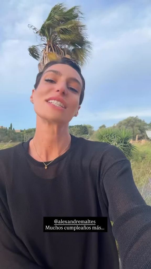 Eugenia Osborne le dedica una cariñosa felicitación a Miguel