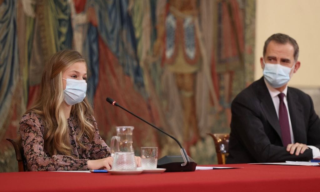 Princesa Leonor preside unos premios.
