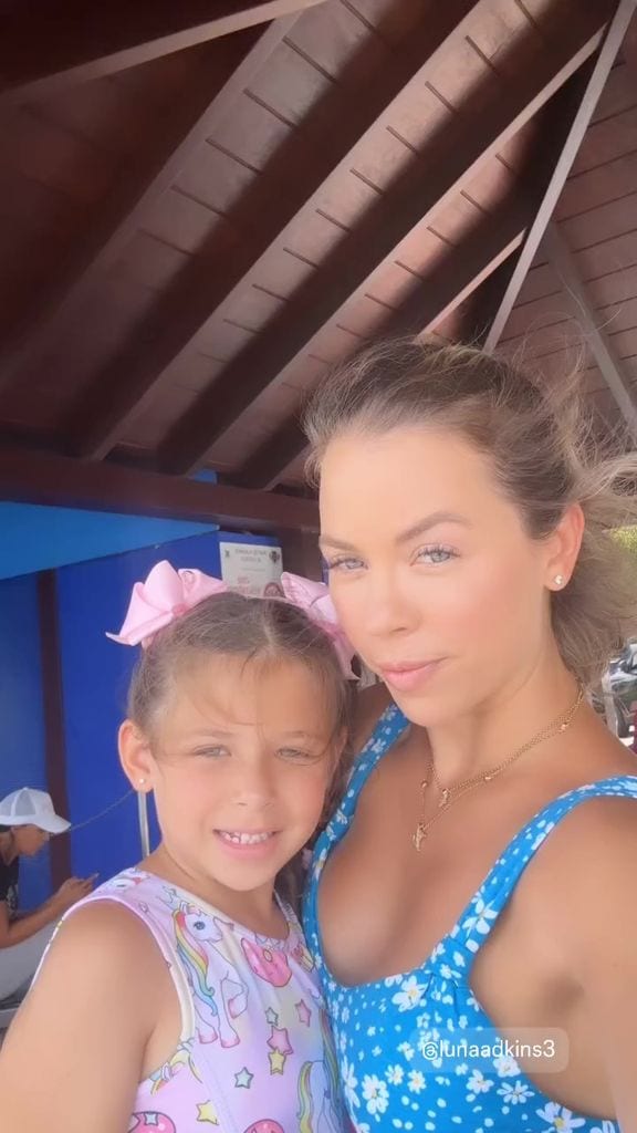 Ximena Duque y su hija Luna.