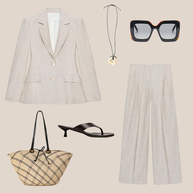 Una blazer de lino de Zara y 3 looks que te salvarán el verano