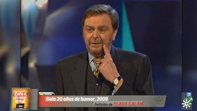 Paco Aguilar actuando en Canal Sur