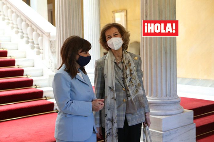 La reina Sofía concluye junto a la presidenta de Grecia una intensa semana en su país natal 
