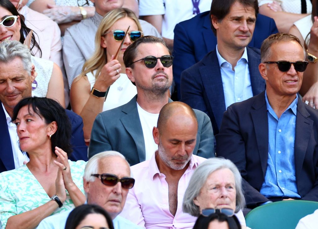 Leonardo Dicaprio en Wimbledon