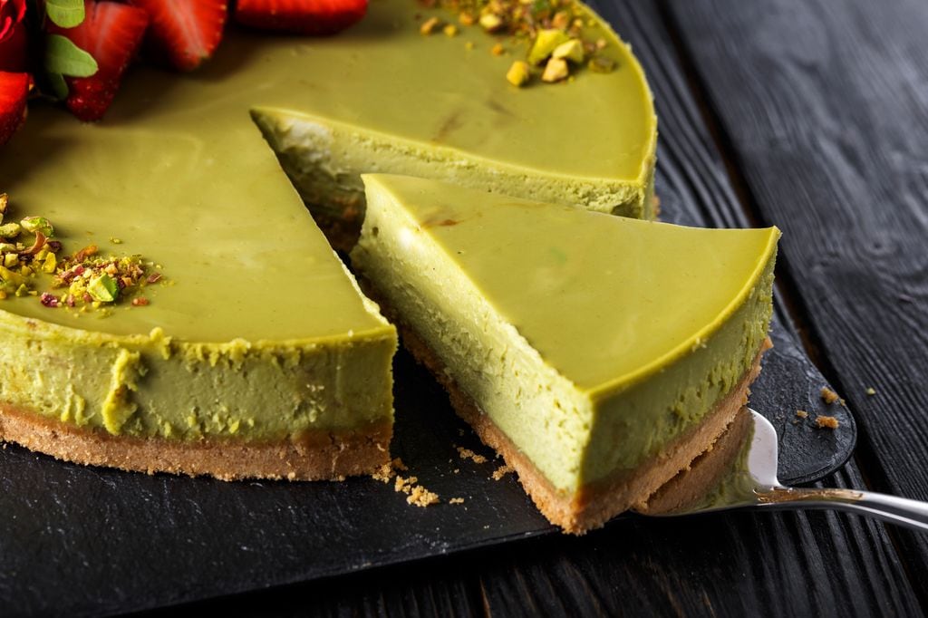 Cheesecake de pistacho