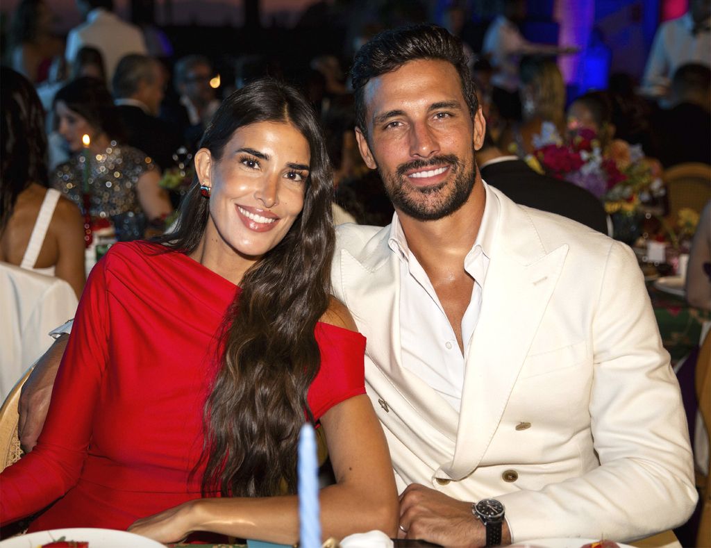 La presentadora y el exfutbolista, en una cena de gala