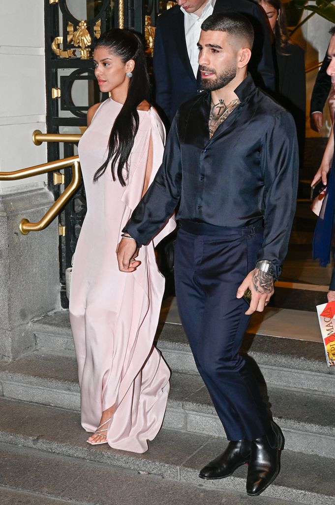 Ilia Topuria y Giorgina Uzcategui 