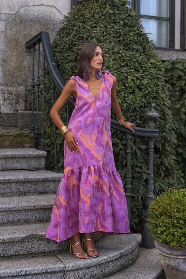Vestido Lady Hipopótamo estampado de Mannit
