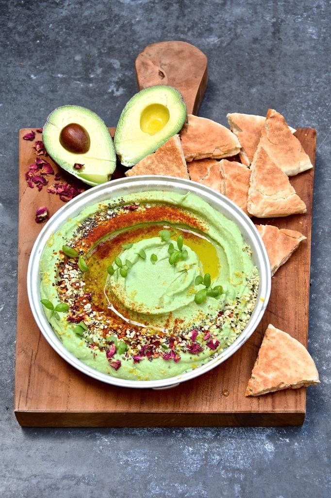 Hummus de aguacate