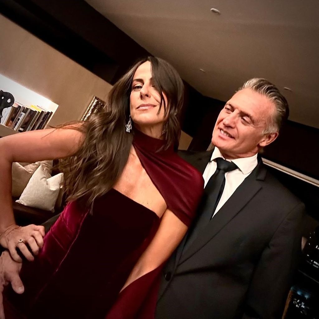 La pareja disfrutó de una romántica cita para dos.