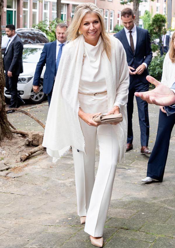 Máxima de Holanda con top de Zara