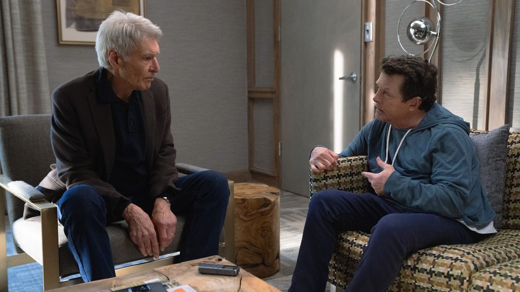 Michael destaca las escenas con Harrison Ford y la posibilidad de estar en un plató sin tener que preocuparse por controlar los síntomas de su enfermedad