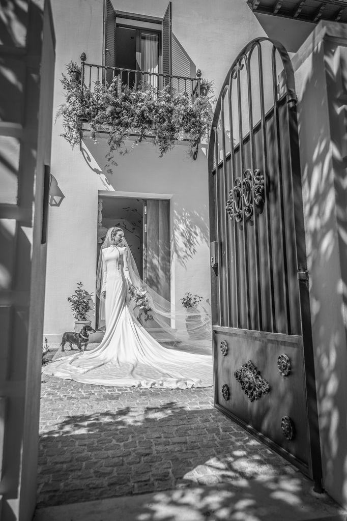 Boda en Sevilla viral vestido de novia Roberto Diz