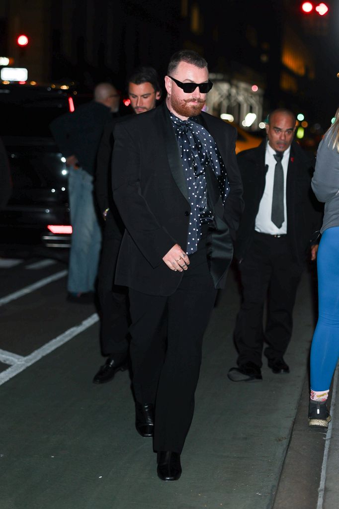 Sam Smith en la fiesta previa a la MET Gala
