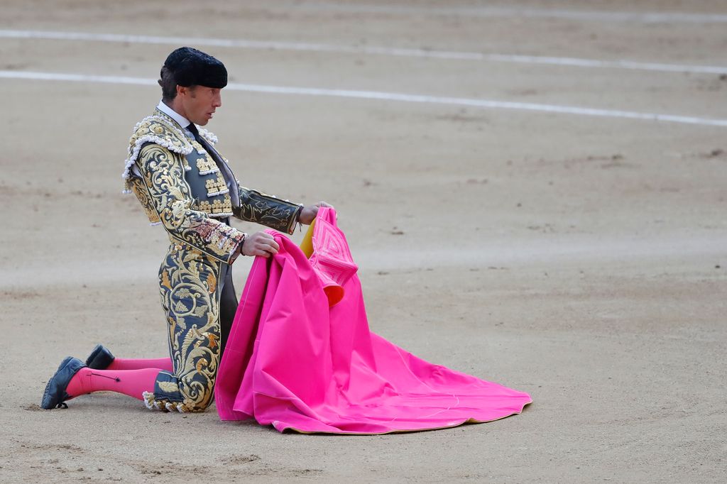 Manuel Escribano, en una de sus faenas