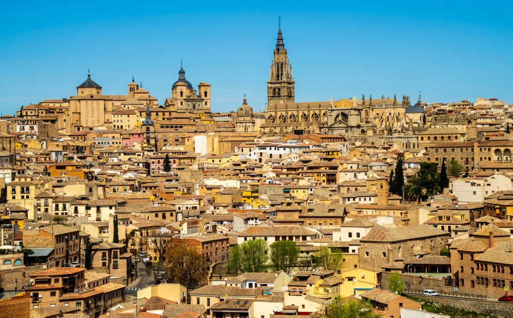 Panorámica de la parte histórica de Toledo
