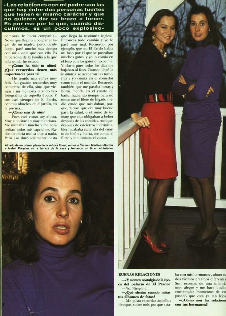 Isabel Preysler y Carmen Martínez-Bordiú HOLA