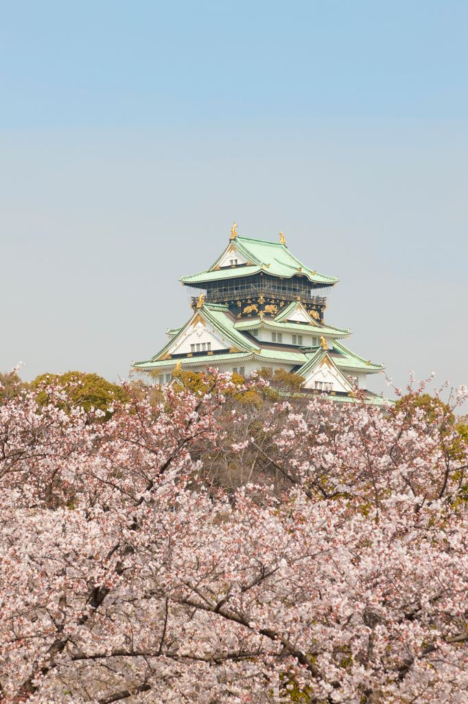 Castillo de Osaka, Japón