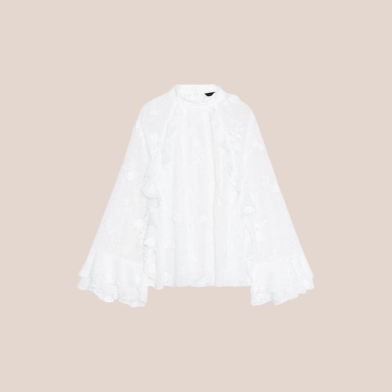 Camisa semitransparente