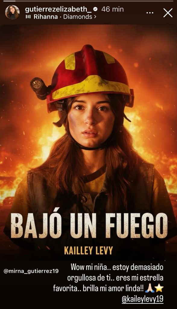 Elizabeth Gutiérrez festejó el debut de su hija en cine, donde compartirá créditos con William Levy.