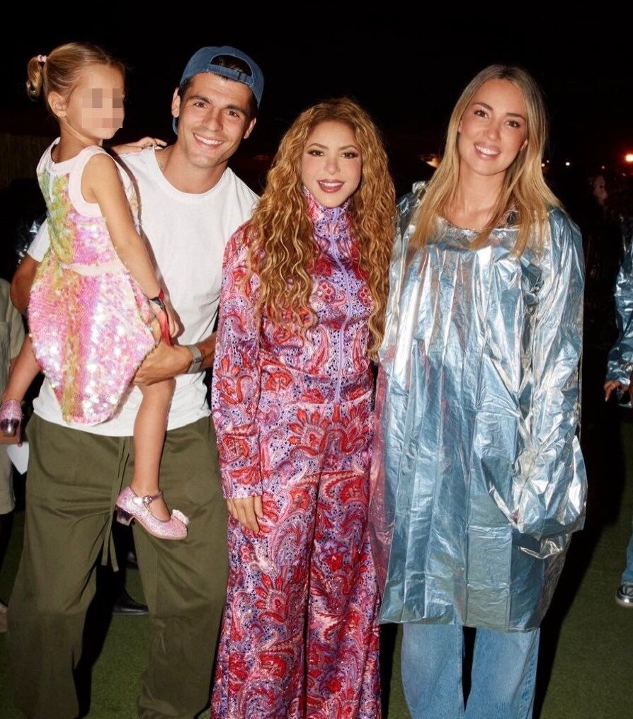 Alice Campello y Álvaro Morata no se pierden el concierto de Shakira en Madrid