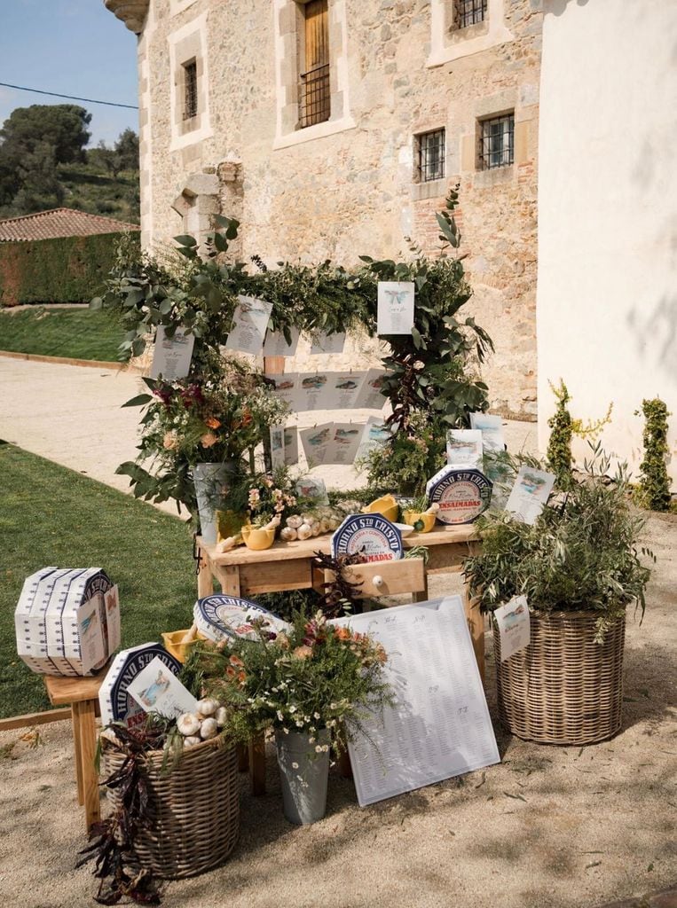Ideas originales y muy bonitas para seating plan de boda