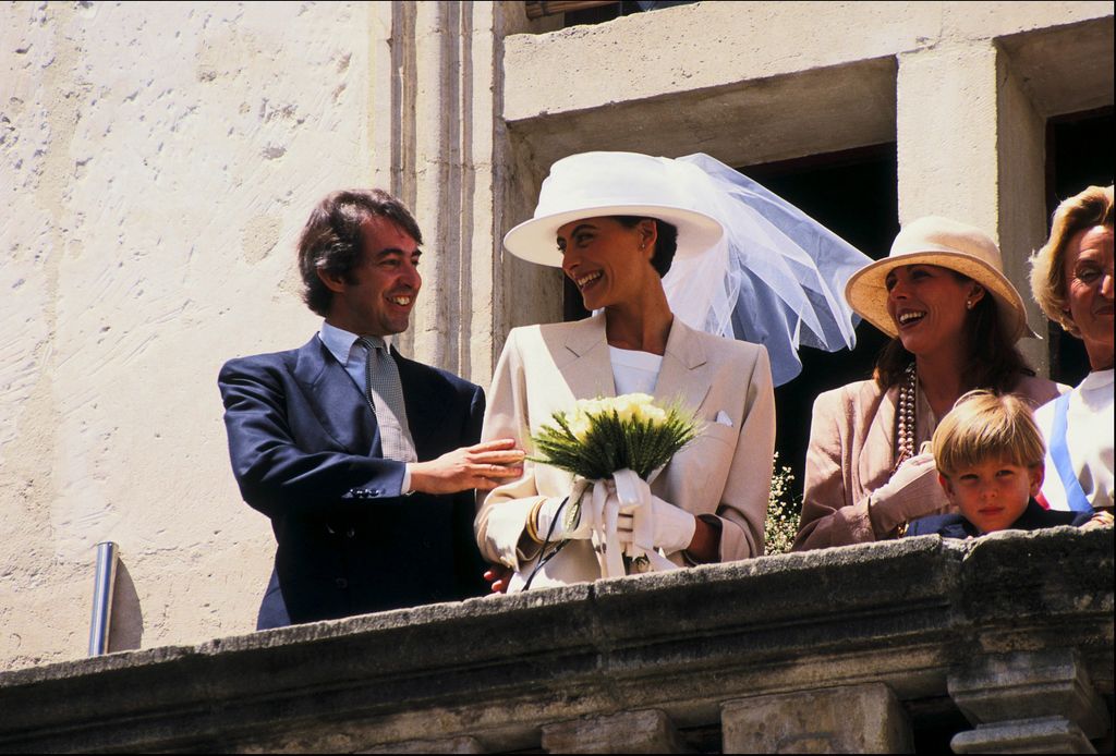 Boda de Ines de la Fressange y Luigi d'Urso con Carolina de Mónaco