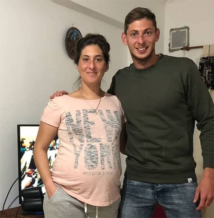 Emiliano Sala y su hermana Romina