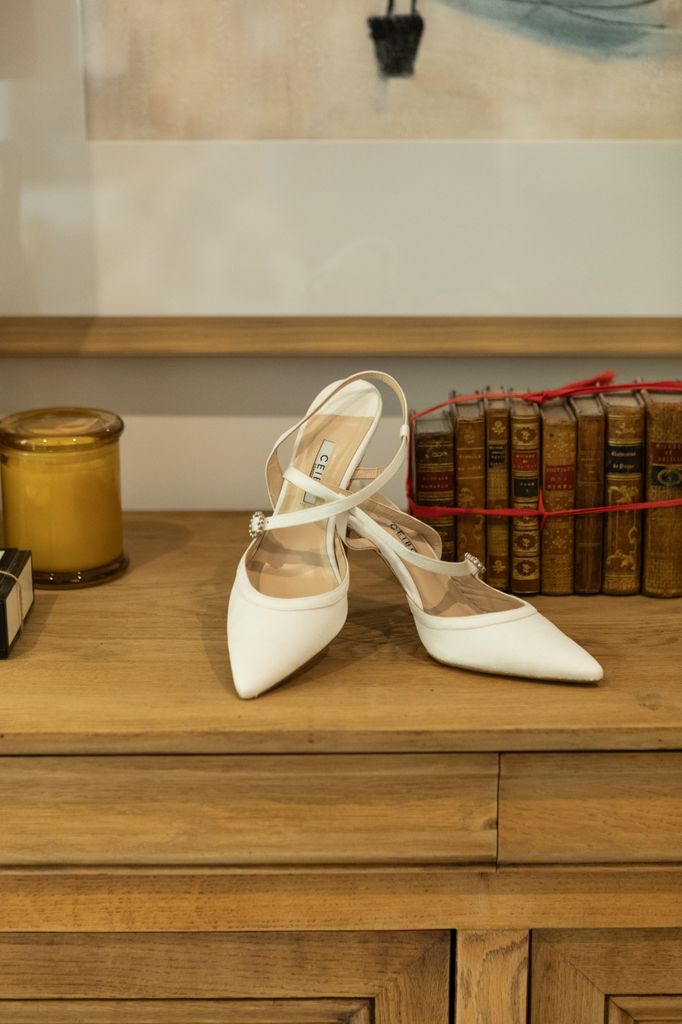Zapatos de novia blancos a medida