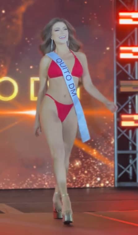 La modelo María Lorena Argüello