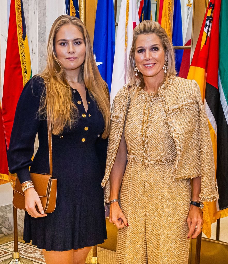 Máxima de Holanda y Amalia de Holanda en Nueva York 