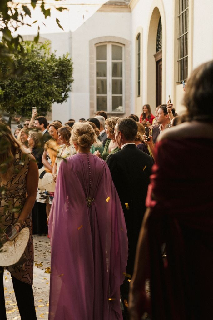 Madrina de boda de lila