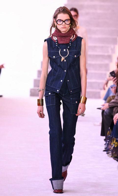 chloe denim runway4