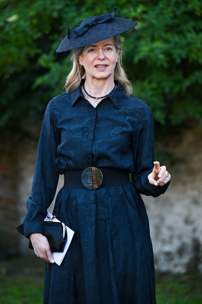 Lady Helen Taylor en el funeral de Pamela Hicks
