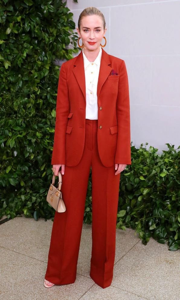 emily blunt se suma a la tendencia del rust