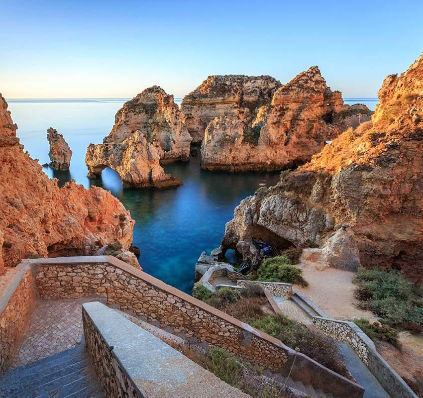 Ponta da Piedade, un mirador espectacular a los acantilados del algarve