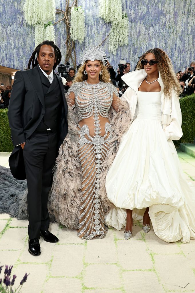 Jay-Z, Beyoncé and Blue Ivy Carter 
