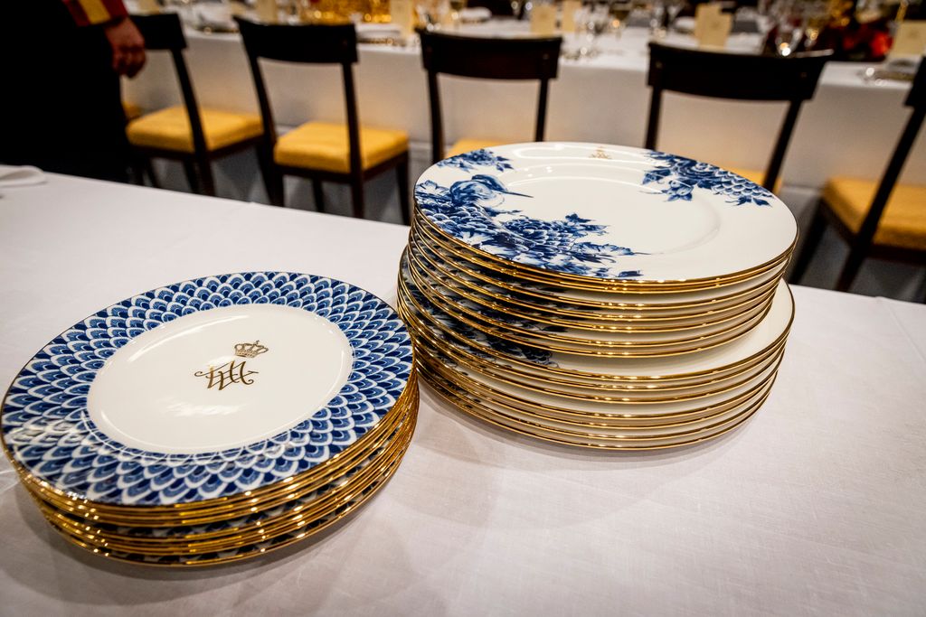Cena de Estado de Guillermo y Máxima de Holanda en honor al presidente de Portugal