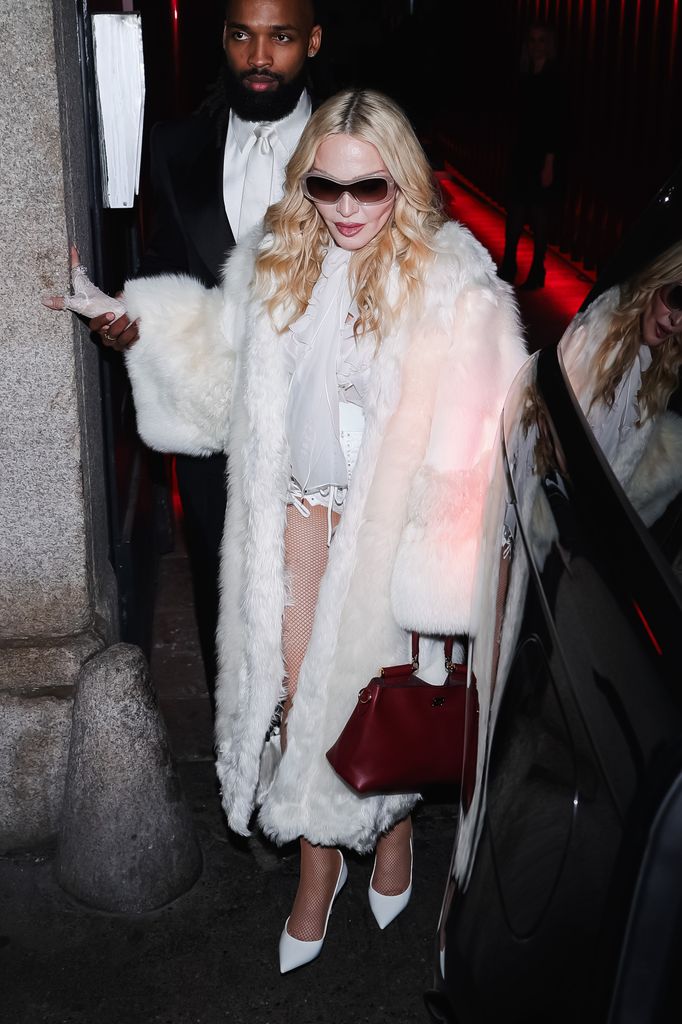 Madonna en una imagen de archivo